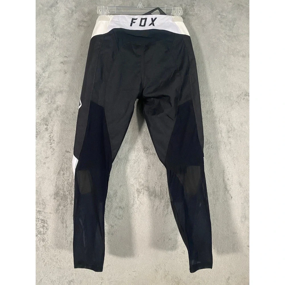 Fox Racing Pants Youth 28Y Black White 180 Motocross Dirt Bike Racing Gear